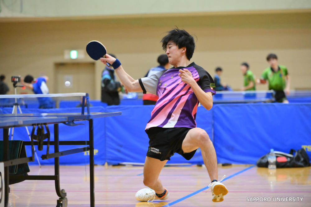 卓球部が第90回全日本大学総合卓球選手権大会(個人の部)に出場しました