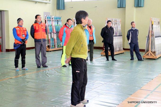 市内中学校運動部冬季体力強化練習会